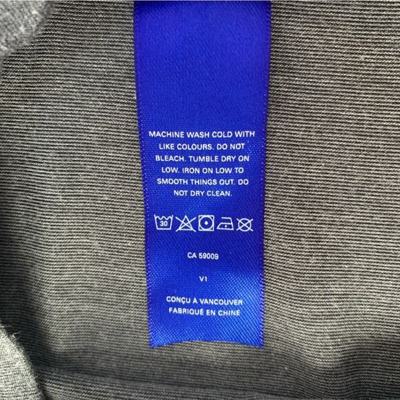 Kit & Ace Men's Gray Crew Neck T-Shirt Acrylic Rayon Blend Size Small - Picture 5 of 6